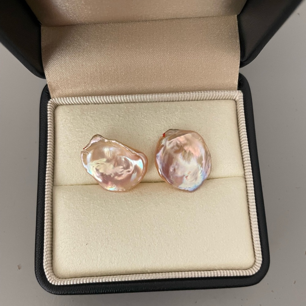 Beautiful Keshi Petal Earrings